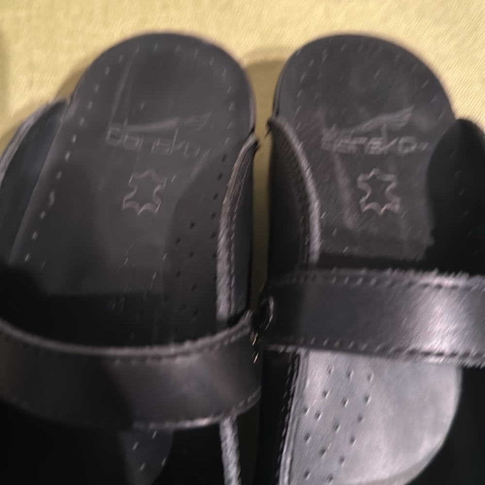 Dansko, size 41, Black leather clogs - Picture 4 of 5